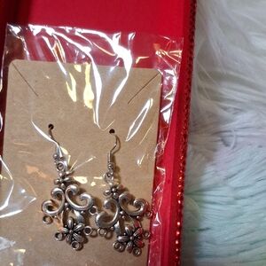 Elegant Silver Dangle Earrings